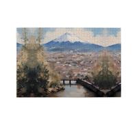 Jigsaw Puzzles1000 Piece Yyhwhjde Nice Mount Fuji Pattern Quality Wooden Puzzle for Adults and Kids, Fun Puzzles, Stress Relieving Puzzles