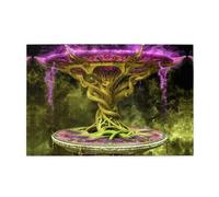 Jigsaw Puzzles1000 Piece Yyhwhjde Oasis in Nebula Prints Quality Wooden Puzzle for Adults and Kids, Fun Puzzles, Stress Relieving Puzzles