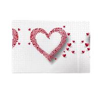Jigsaw Puzzles1000 Piece Yyhwhjde Overflowing Love Prints Educational Intellectual Wooden Puzzles, Fun Puzzles, Stress Relieving Game