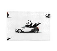 Jigsaw Puzzles1000 Piece Yyhwhjde Panda On The Twisting Car Picture Educational Intellectual Wooden Puzzles, Fun Puzzles, Stress Relieving Puzzles