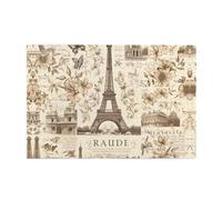 Jigsaw Puzzles1000 Piece Yyhwhjde Paris Vintage Postcard Picture Educational Intellectual Wooden Puzzles, Fun Puzzles, Stress Relieving Puzzles