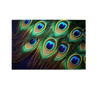 Jigsaw Puzzles1000 Piece Yyhwhjde Peacock Feathers Picture Educational Intellectual Wooden Puzzles, Fun Puzzles, Stress Relieving Puzzles