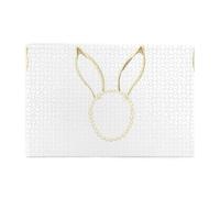 Jigsaw Puzzles1000 Piece Yyhwhjde Pearls On Rabbit Ears Prints Educational Intellectual Wooden Puzzles, Fun Puzzles, Stress Relieving Game