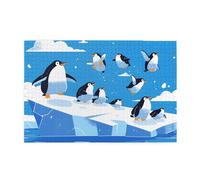 Jigsaw Puzzles1000 Piece Yyhwhjde Penguins On The Iceberg Pattern Quality Wooden Puzzle for Adults and Kids, Fun Puzzles, Stress Relieving Puzzles