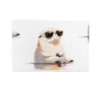 Jigsaw Puzzles1000 Piece Yyhwhjde Seals Basking in The Sun Picture Educational Intellectual Wooden Puzzles, Fun Puzzles, Stress Relieving Puzzles