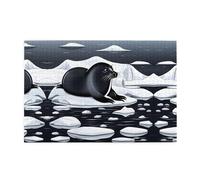 Jigsaw Puzzles1000 Piece Yyhwhjde Seals On Ice Picture Educational Intellectual Wooden Puzzles, Fun Puzzles, Stress Relieving Puzzles