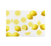 Jigsaw Puzzles1000 Piece Yyhwhjde Slice Lemon Prints Quality Wooden Puzzle for Adults and Kids, Fun Puzzles, Stress Relieving Puzzles