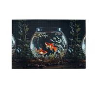 Jigsaw Puzzles1000 Piece Yyhwhjde Small Fish in The Fish Tank Prints Quality Wooden Puzzle for Adults and Kids, Fun Puzzles, Stress Relieving Puzzles