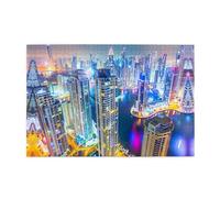 Jigsaw Puzzles1000 Piece Yyhwhjde Splendid City Prints Educational Intellectual Wooden Puzzles, Fun Puzzles, Stress Relieving Game