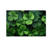 Jigsaw Puzzles1000 Piece Yyhwhjde St Patricks Day Leaves Pattern Quality Wooden Puzzle for Adults and Kids, Fun Puzzles, Stress Relieving Puzzles
