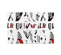 Jigsaw Puzzles1000 Piece Yyhwhjde Technology Symbol Logo Prints Quality Wooden Puzzle for Adults and Kids, Fun Puzzles, Stress Relieving Puzzles