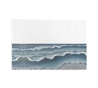Jigsaw Puzzles1000 Piece Yyhwhjde The Endless Sea Prints Quality Wooden Puzzle for Adults and Kids, Fun Puzzles, Stress Relieving Puzzles