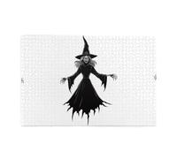 Jigsaw Puzzles1000 Piece Yyhwhjde The Evil Magic Witch Pattern Quality Wooden Puzzle for Adults and Kids, Fun Puzzles, Stress Relieving Puzzles