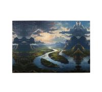 Jigsaw Puzzles1000 Piece Yyhwhjde The Mighty River Prints Educational Intellectual Wooden Puzzles, Fun Puzzles, Stress Relieving Game