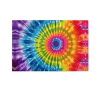 Jigsaw Puzzles1000 Piece Yyhwhjde Tie Dye Rainbow Picture Educational Intellectual Wooden Puzzles, Fun Puzzles, Stress Relieving Puzzles
