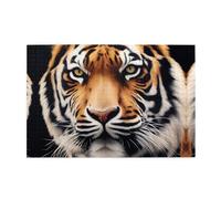Jigsaw Puzzles1000 Piece Yyhwhjde Tiger Face Prints Quality Wooden Puzzle for Adults and Kids, Fun Puzzles, Stress Relieving Puzzles