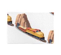 Jigsaw Puzzles1000 Piece Yyhwhjde Train in The Canyon Picture Educational Intellectual Wooden Puzzles, Fun Puzzles, Stress Relieving Puzzles