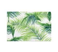 Jigsaw Puzzles1000 Piece Yyhwhjde Tropical Palm Tree Leaves Watercolor Picture Educational Intellectual Wooden Puzzles, Fun Puzzles, Stress Relieving Puzzles