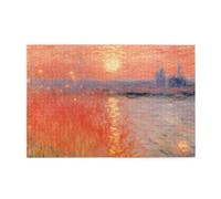 Jigsaw Puzzles1000 Piece Yyhwhjde Water Waves Prints Educational Intellectual Wooden Puzzles, Fun Puzzles, Stress Relieving Game