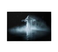 Jigsaw Puzzles1000 Piece Yyhwhjde White Ghost in The Mist Prints Educational Intellectual Wooden Puzzles, Fun Puzzles, Stress Relieving Game