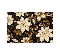Jigsaw Puzzles1000 Piece Yyhwhjde White Seven Petal Flower Prints Educational Intellectual Wooden Puzzles, Fun Puzzles, Stress Relieving Game