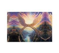 Jigsaw Puzzles1000 Piece Yyhwhjde Wings On The Rainbow Bridge Prints Educational Intellectual Wooden Puzzles, Fun Puzzles, Stress Relieving Game