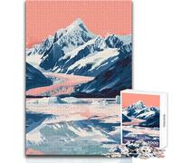 Jigsaw Puzzles1000 Pieces Alaska Glacier Nature Art Toy Intellectual Game Family Activities Gift For Birthdays Size 50x75cm