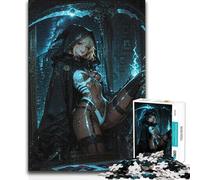 Jigsaw Puzzles1000 Pieces Anime Grim Reaper with Scythe A Work of Art Art Work Gift for And from 14 Years And over 38x26cm