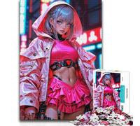 Jigsaw Puzzles1000 Pieces AnimNeon Dream Analysis And Logic Relax Games for And from 14 Years And over 50x75cm