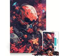Jigsaw Puzzles1000 Pieces Astronaut Long Gone Clean Fit Decor Mental Skill Game Cozy Time Play Christmas Wall Decor (38x26cm)