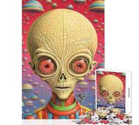 Jigsaw Puzzles1000 Pieces Attack from Mars Brain Teaser Game Family Activities Toy Wall Decor Artists Collection, Fine Art (38X52CM)