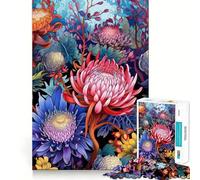 Jigsaw Puzzles1000 Pieces Australian Natives II Seamless Cut Game Creative Game Toy Casual Play Game Christmas Leisure Art (38x26cm)