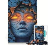 Jigsaw Puzzles1000 Pieces Awakening in Stone Clean Fit Decor Mental Skill Game Cozy Time Play Christmas Wall Decor (38x26cm)