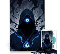 Jigsaw Puzzles1000 Pieces Azure Seer︰ Watcher Beyond The Veil Seamless Cut Game Creative Game Toy Casual Play Game Christmas Leisure Art (50x75cm)