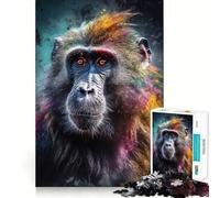 Jigsaw Puzzles1000 Pieces Baboom Painting Seamless Cut Game Creative Game Toy Casual Play Game Christmas Leisure Art (50x75cm)