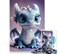 Jigsaw Puzzles1000 Pieces Baby Cute Dragon Girl Seamless Cut Game Creative Game Toy Casual Play Game Christmas Leisure Art (38x26cm)