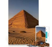 Jigsaw Puzzles1000 Pieces Bent Pyramid in The Egyptian Desert Sharp Joint Play Creative Brain Play Cozy Time Game Birthday Art Gift (38x52cm)