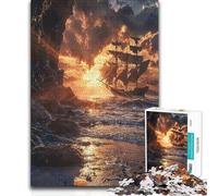 Jigsaw Puzzles1000 Pieces Beyond The Horizon A Work of Art Art Work Gift for And from 14 Years And over 50x75cm