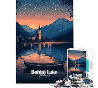 Jigsaw Puzzles1000 Pieces Bohinj Lake Slovenia Fun Games Brain Intelligence Challenge Addictive Toys Gifts for Women Men But Fun And Humorous (Size 50x75cm)