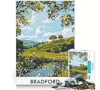 Jigsaw Puzzles1000 Pieces Bradford Landscape Flawless Edge Fun Brain Teaser Gift Relax Time Game Birthday Art Gift (50x75cm)