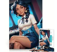 Jigsaw Puzzles1000 Pieces Catori My Time At Sandrock Smooth Joint Fun Thinking Skill Game Casual Game Time Christmas Art Display (50x75cm)