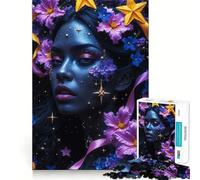 Jigsaw Puzzles1000 Pieces Celestial Bloom Sharp Cut Art Focus Building Toy Chill Time Play Birthday Fun Play (38x26cm)