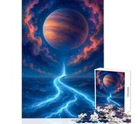 Jigsaw Puzzles1000 Pieces Celestial River to A Distant Planet Jigsaw Puzzles for Teenagers Enhance Memory Educational Challenge Gifts for Friends And Family (50x75cm)