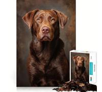 Jigsaw Puzzles1000 Pieces Chesapeake Bay Retriever Smooth Joint Fun Thinking Skill Game Casual Game Time Christmas Art Display (38x26cm)