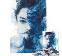 Jigsaw Puzzles1000 Pieces Chinese Mythology Characters Educational Challenge Learning Educational DIY Toys for 14+ Puzzle Game Offered (38x26cm)