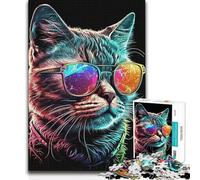 Jigsaw Puzzles1000 Pieces CoolCatNumeroUno Analysis And Logic Relax Games for And from 14 Years And over 38x52cm