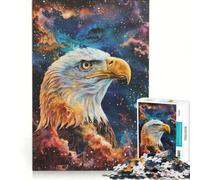 Jigsaw Puzzles1000 Pieces Cosmic Eagle Blaze, Brain Teaser Game, Decompressing Intellectual, Deal As Gifts for The Whole Family 38x26cm