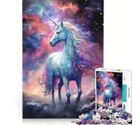 Jigsaw Puzzles1000 Pieces Cosmic Fantasy Unicorn, Brain Teaser Game, Decompressing Intellectual, Deal As Gifts for The Whole Family 50x75cm