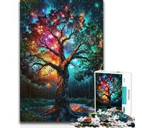 Jigsaw Puzzles1000 Pieces Cosmic Tree of Life A Work of Art Art Work Gift for And from 14 Years And over 38x52cm