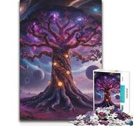 Jigsaw Puzzles1000 Pieces Cosmic Tree of Life A Work of Art Art Work Gift for And from 14 Years And over 38x26cm